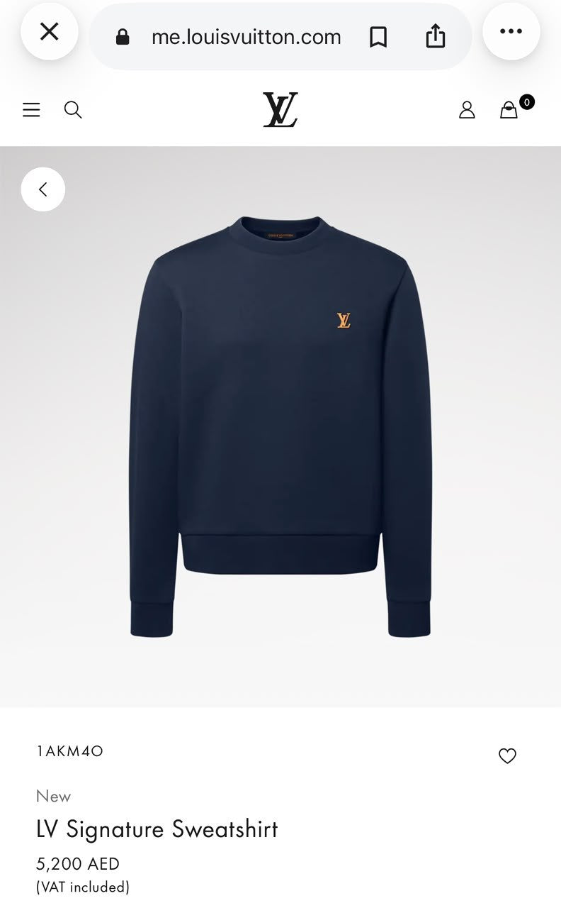 Louis Vuitton Sweatshirt - Black, Navy