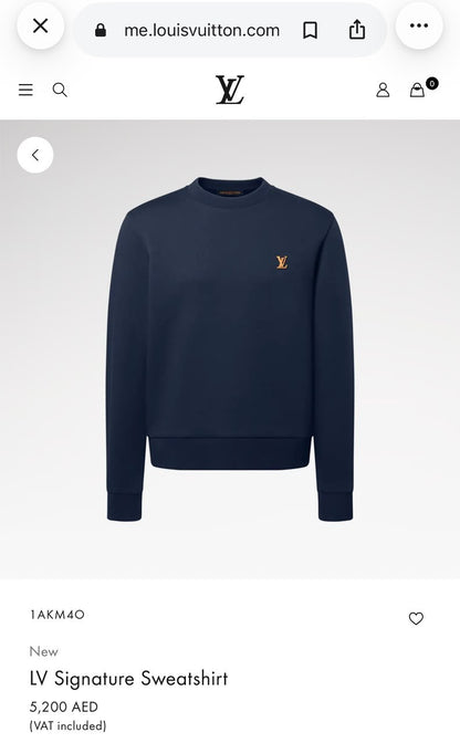 Louis Vuitton Sweatshirt - Black, Navy