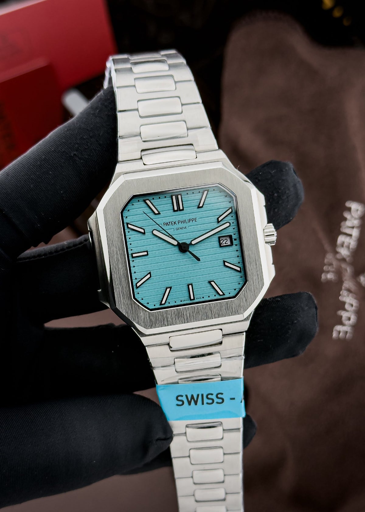Patek Philippe Cubitus Honeycomb-Dial Watch - 