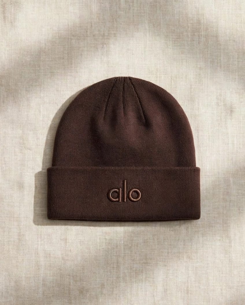 Alo Beanie - White, Light Blue, White Ribbed, Burgundy, Blue, Black, Yellow, Brown