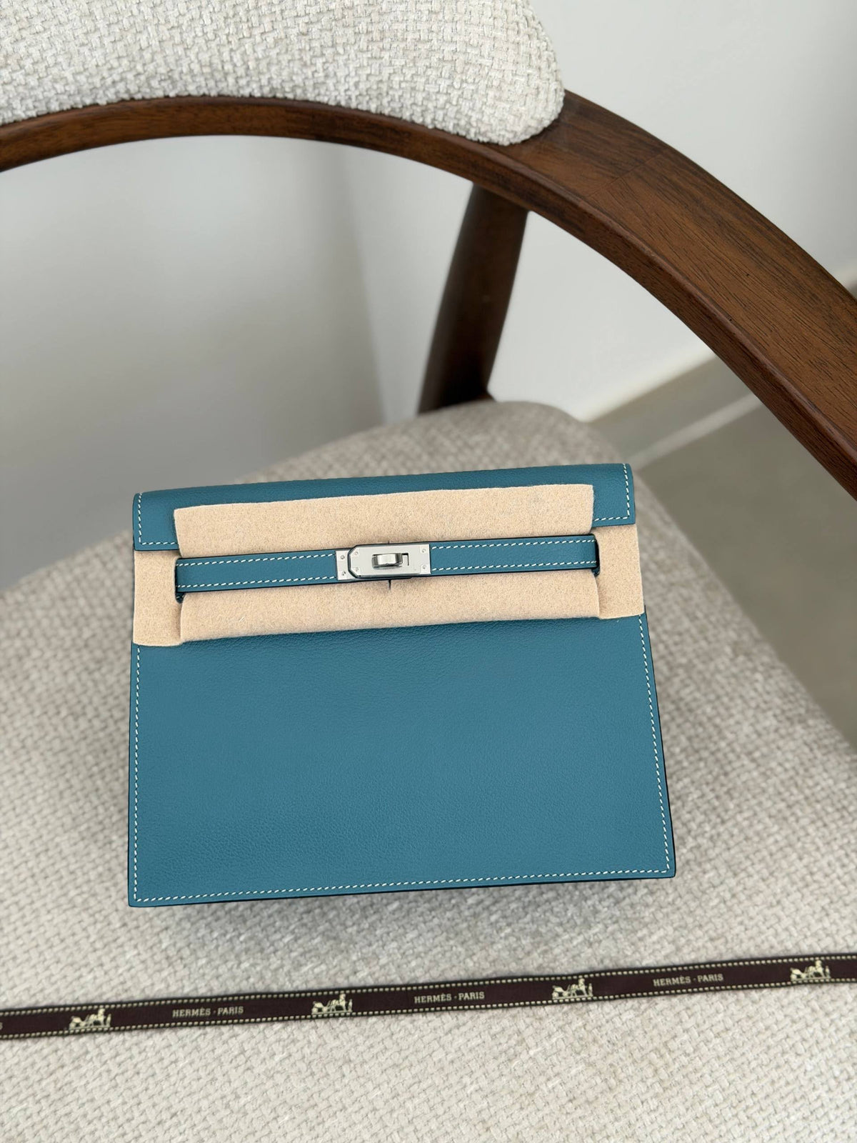Hermès Kelly Dance Shoulder Bag - Blue