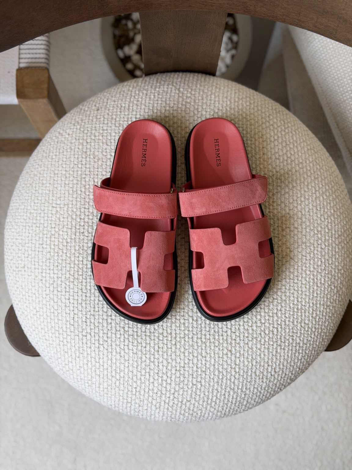 Hermès Slippers - Red, Beige, Brown, Red & Brown, Purple & Navy, Pink & Beige