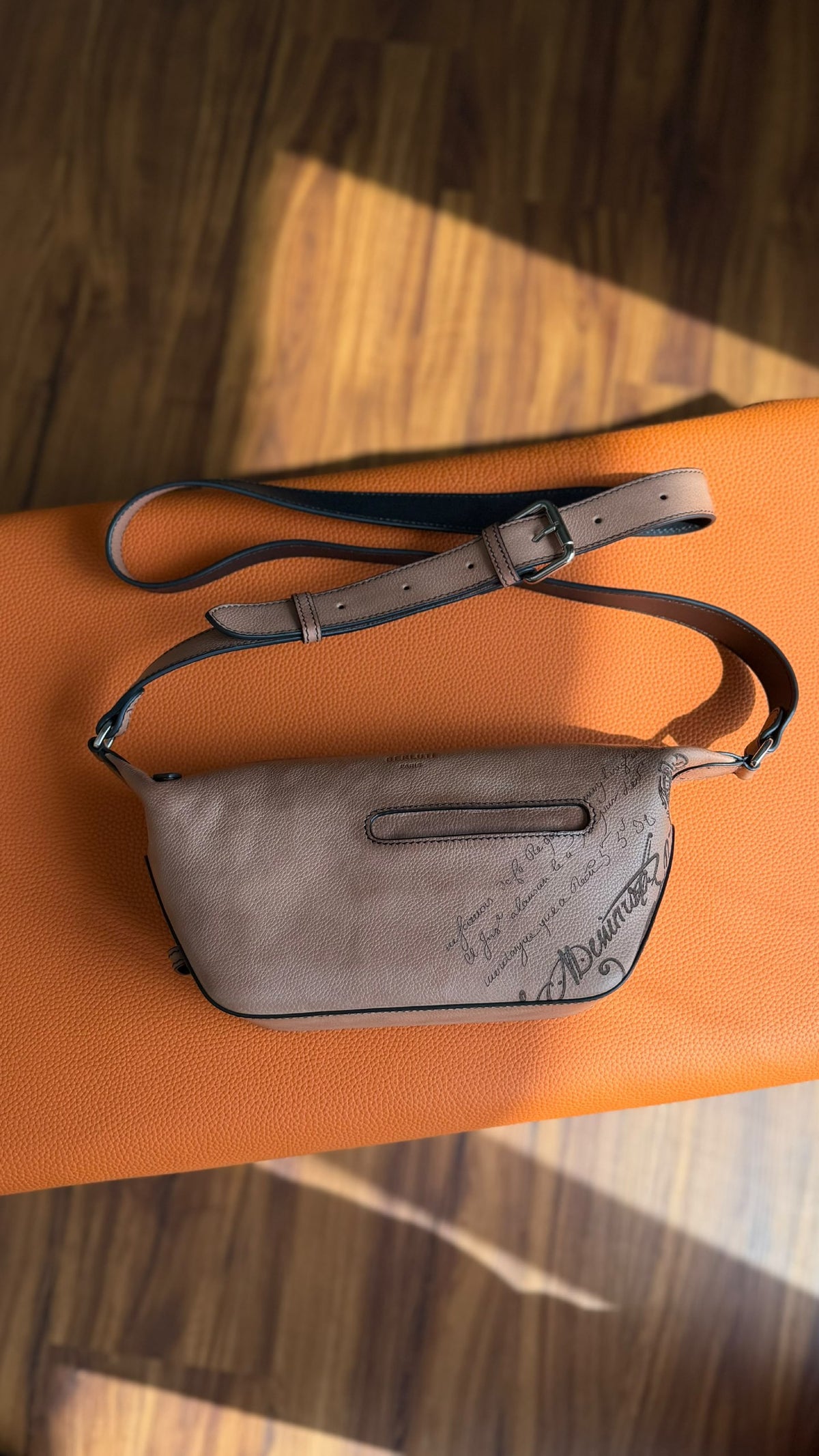 Berluti Crossbody Bag - Beige
