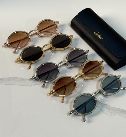 Cartier Sunglasses - Gold, Silver