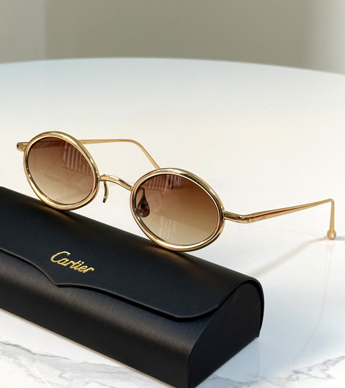 Cartier Sunglasses - Gold, Silver