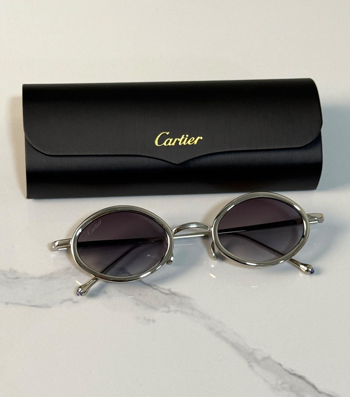 Cartier Sunglasses - Gold, Silver