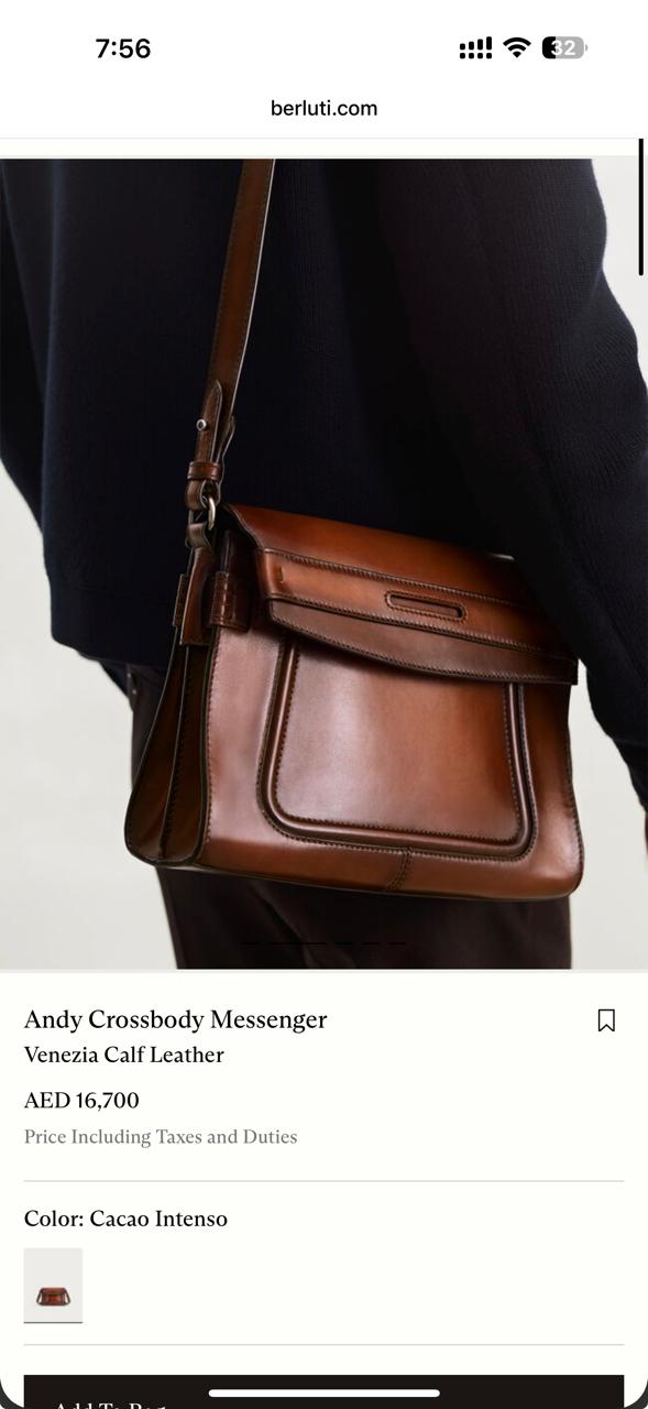 Berluti Crossbody Bag - Brown