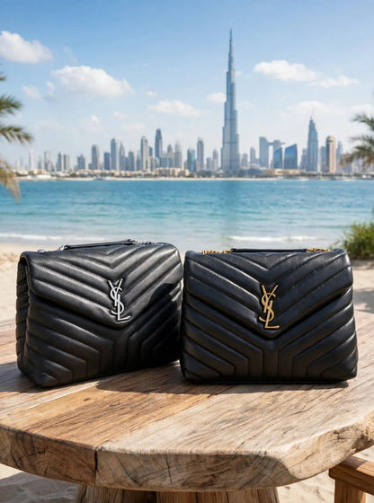 YSL Shoulder Bag - Black
