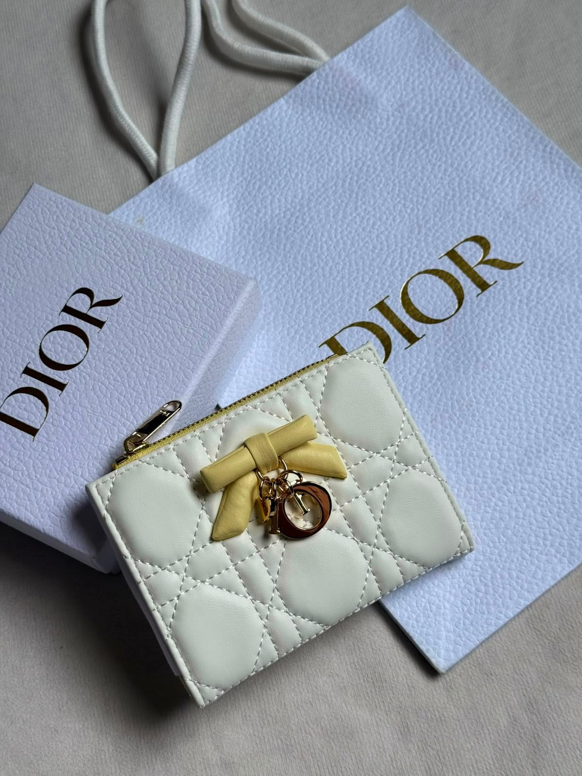 Dior Wallet - White, Burgundy, Black