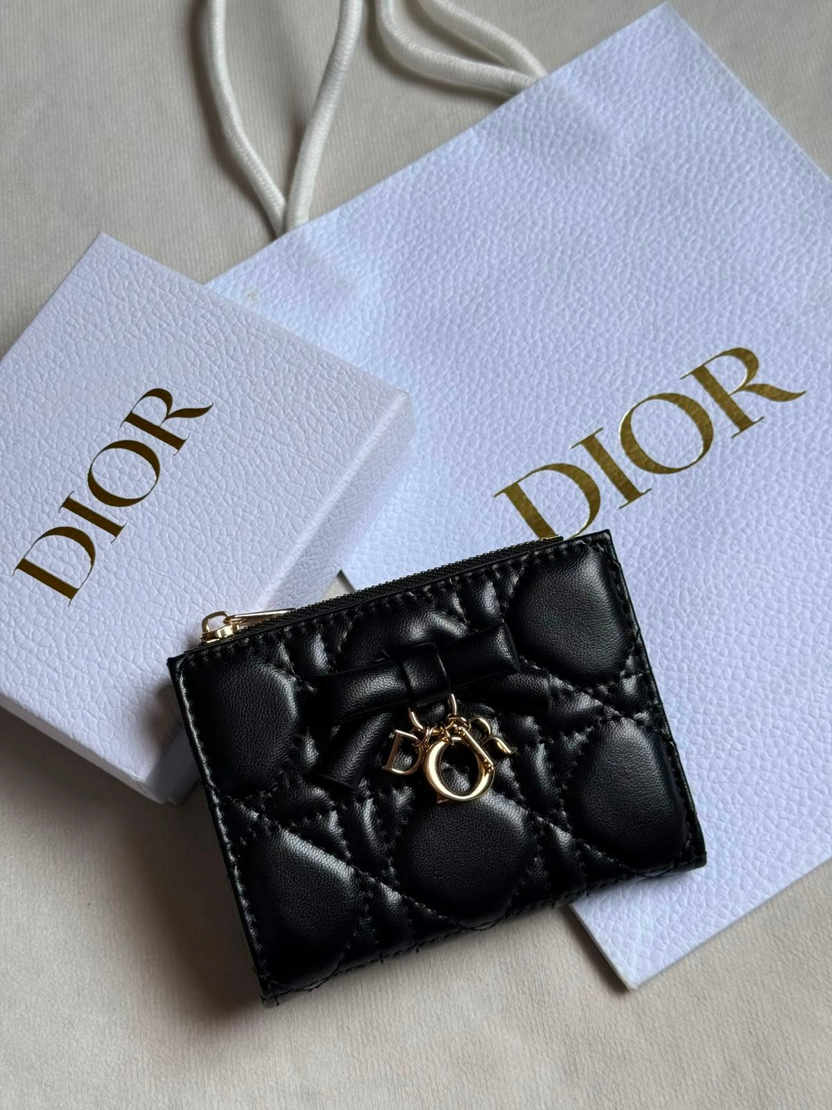 Dior Wallet - White, Burgundy, Black