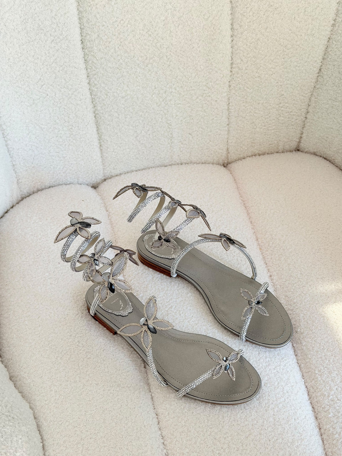René Caovilla Slippers - Grey