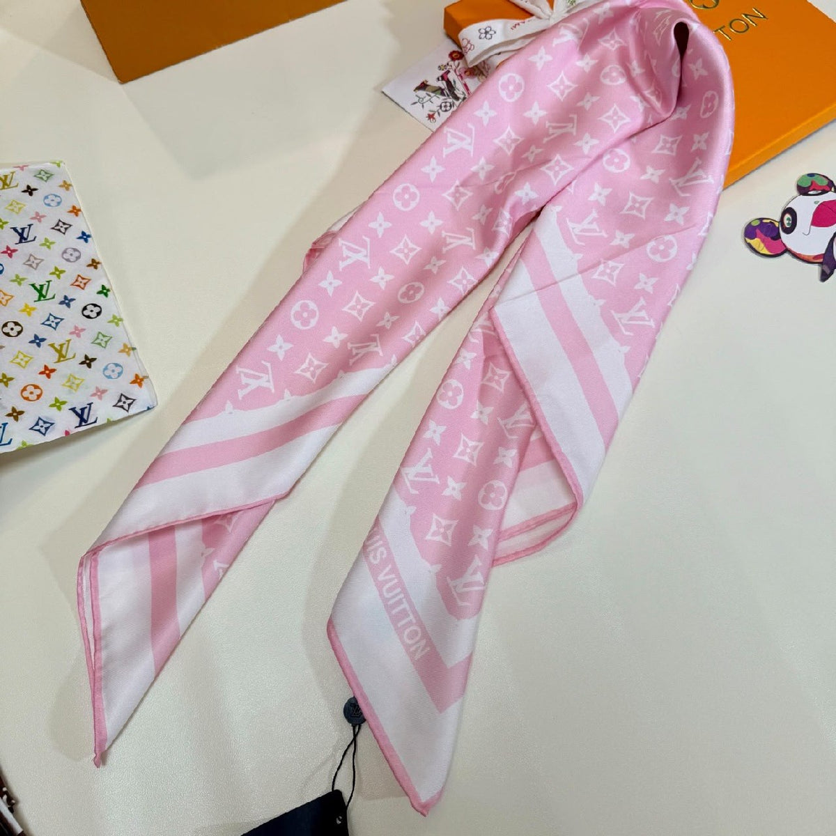 Louis Vuitton Border Scarf - Pink