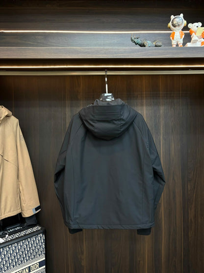 Loro Piana Hooded Jacket - Dark Grey