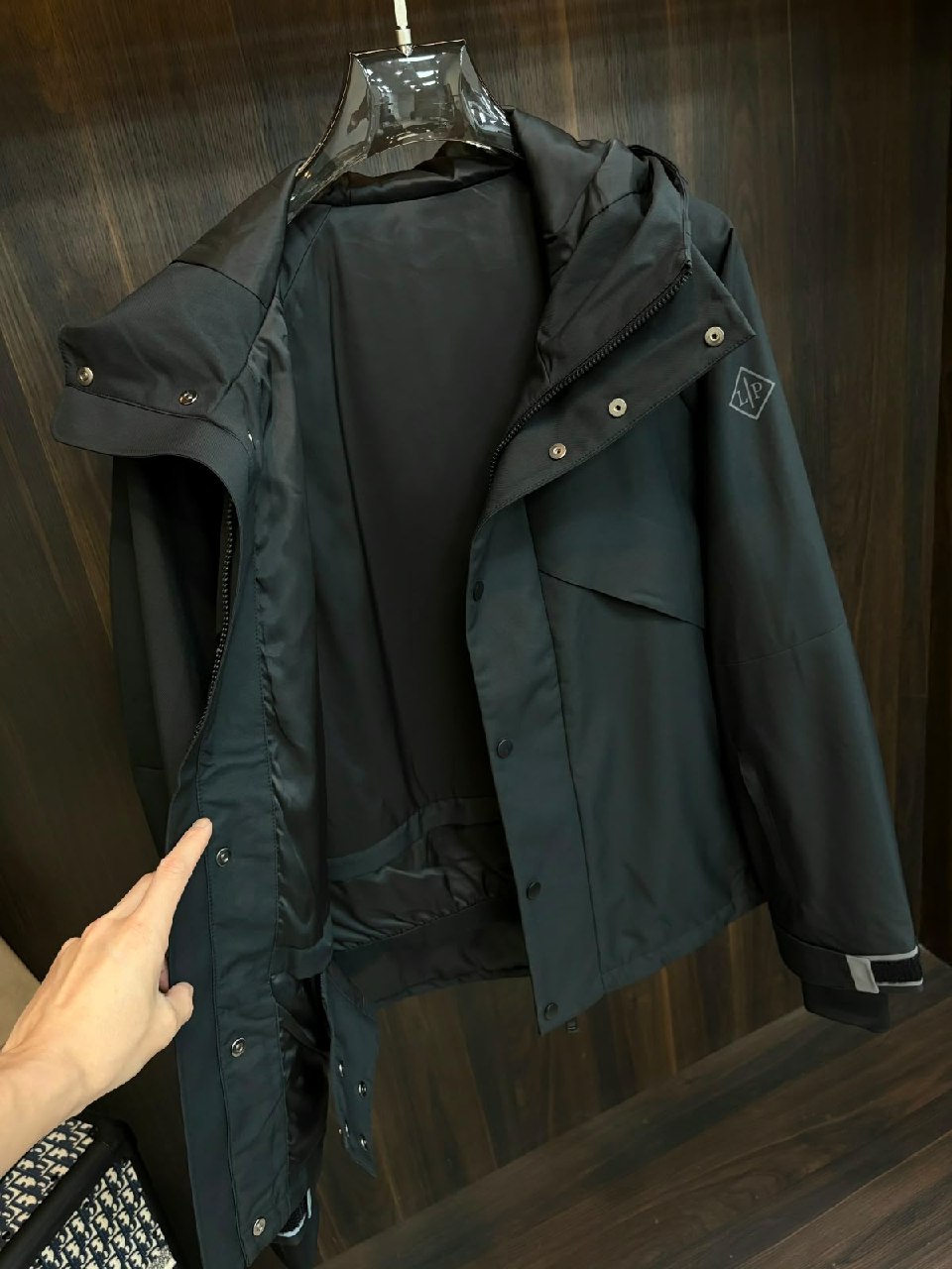 Loro Piana Hooded Jacket - Dark Grey