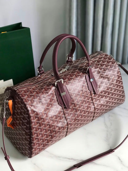 Goyard Boston Duffel Bag - Burgundy