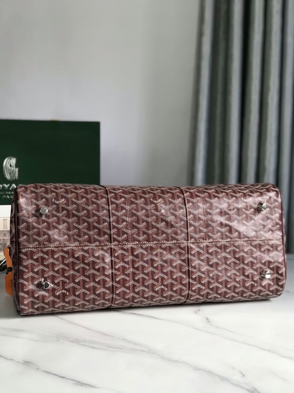 Goyard Boston Duffel Bag - Burgundy