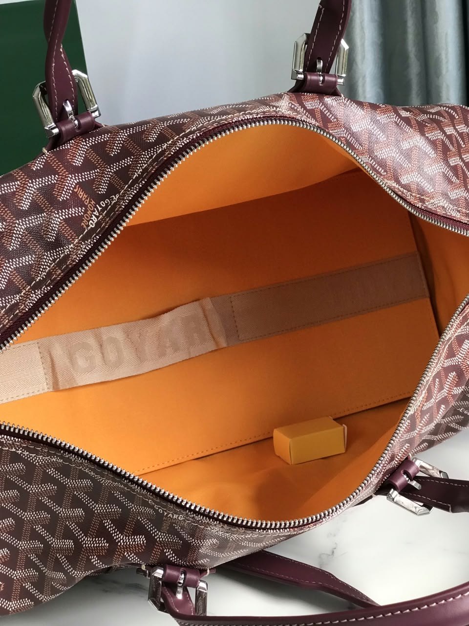 Goyard Boston Duffel Bag - Burgundy