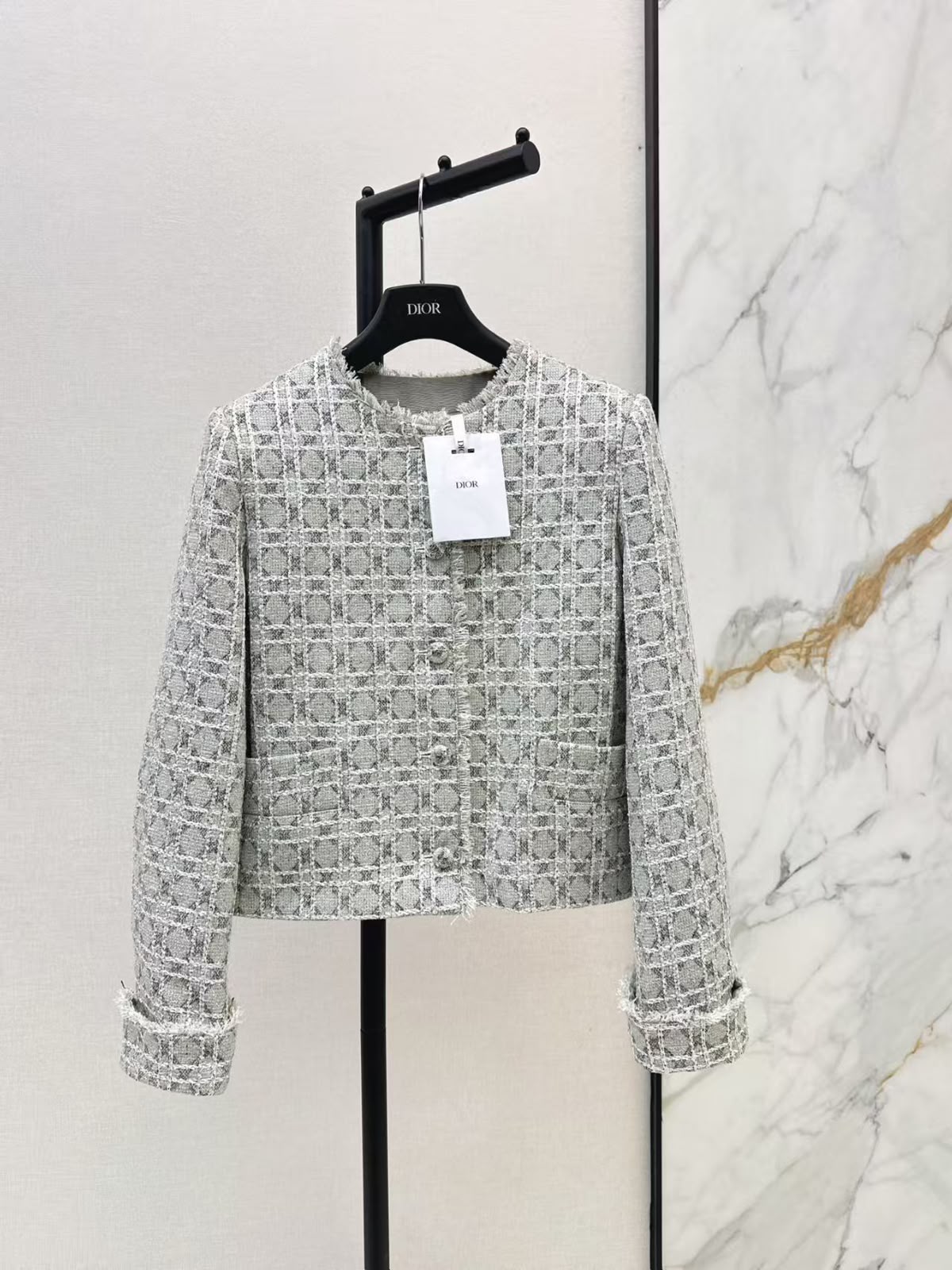 Dior Grid Jacket - Grey