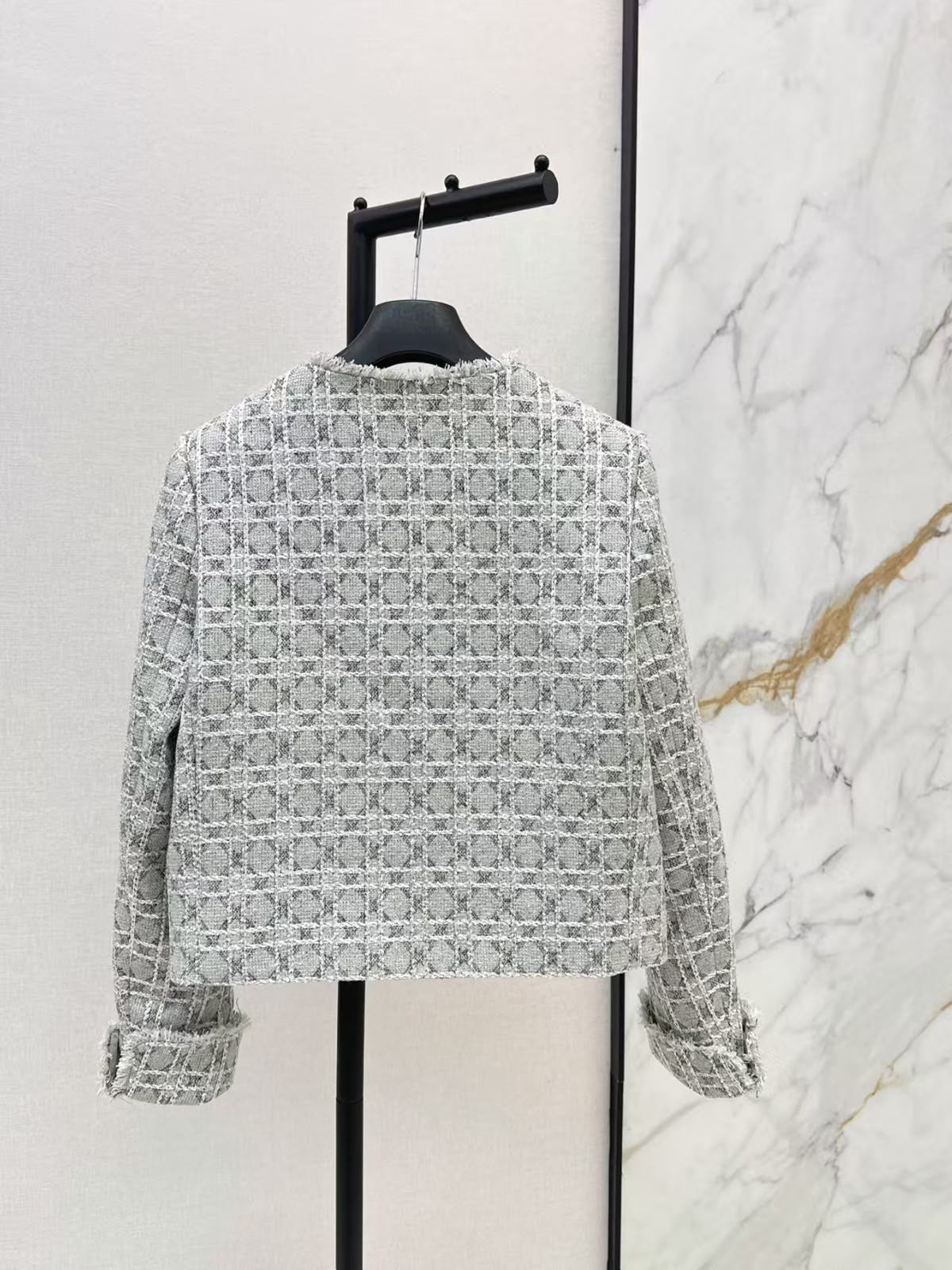 Dior Grid Jacket - Grey