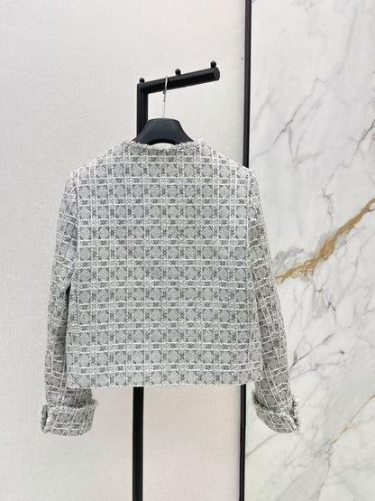 Dior Grid Jacket - Grey