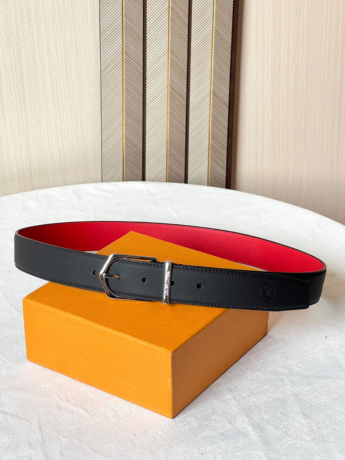 Louis Vuitton Pin Buckle Belt - Black