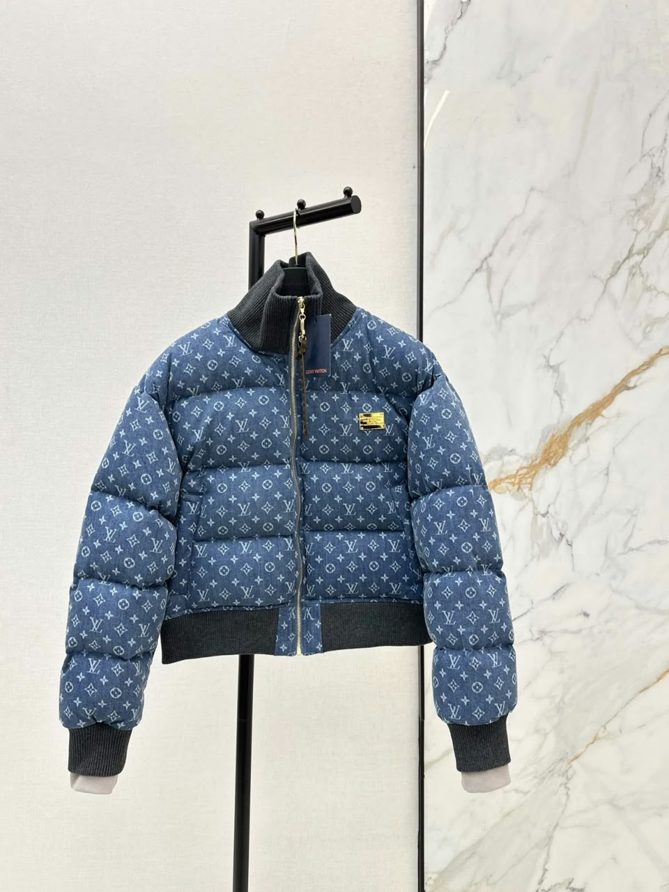 Louis Vuitton Puffer Jacket - Blue Monogram