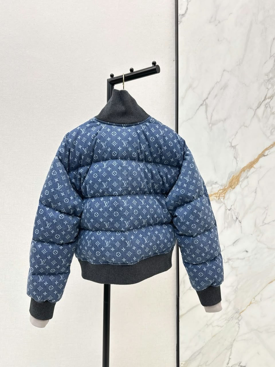 Louis Vuitton Puffer Jacket - Blue Monogram