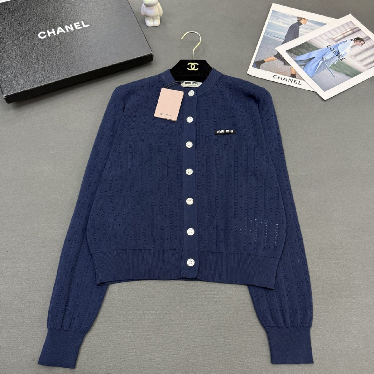 Miu Miu Cardigan - Navy