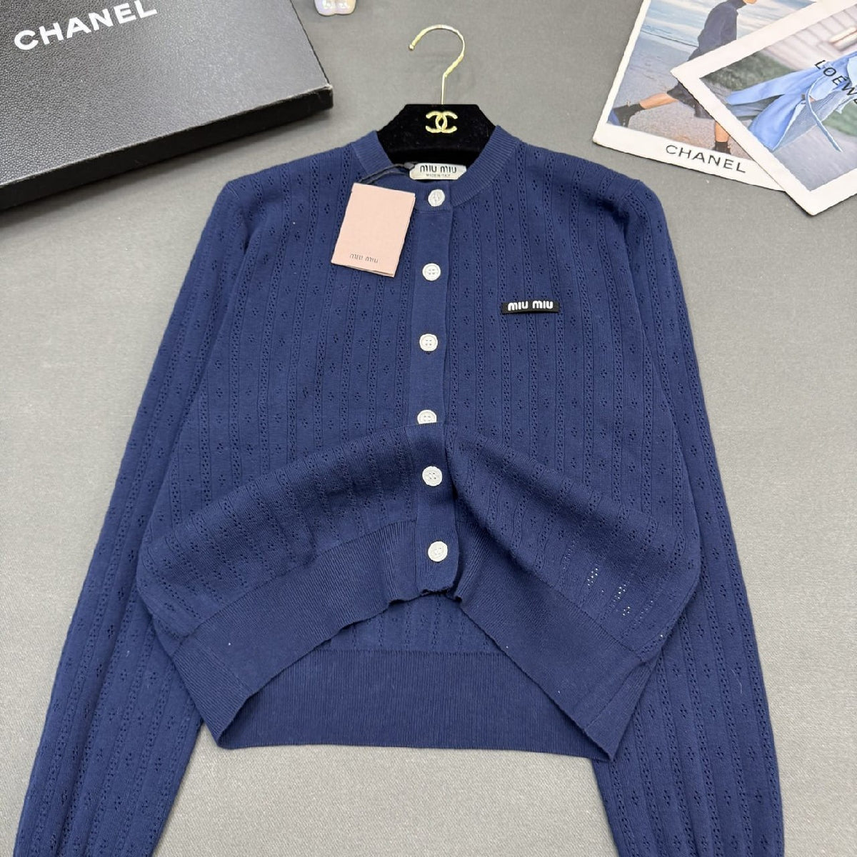 Miu Miu Cardigan - Navy
