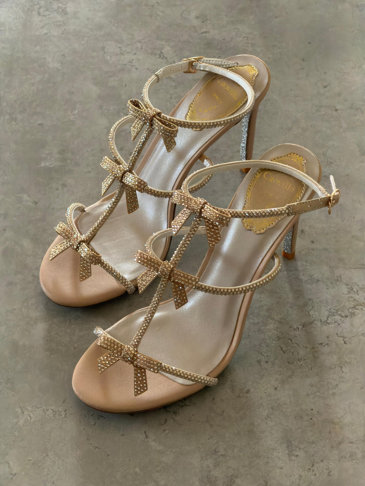 Rene Caovilla Heels - Beige