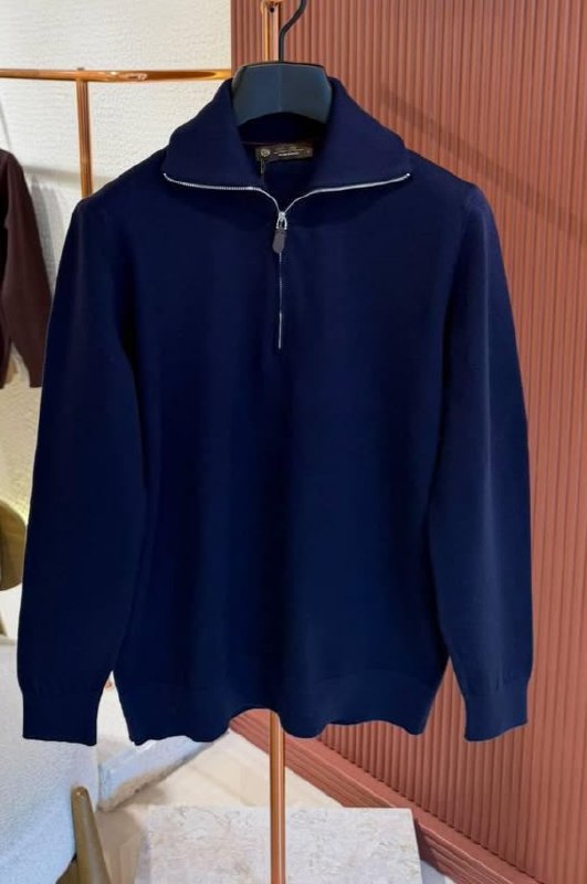 Loro Piana Polo Sweater - White, Navy, Pink, Black