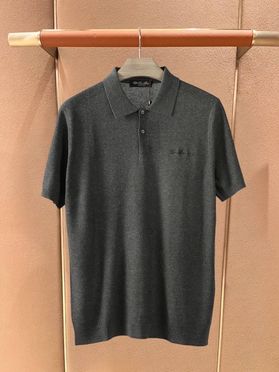 Loro Piana Polo Shirt - Dark Grey