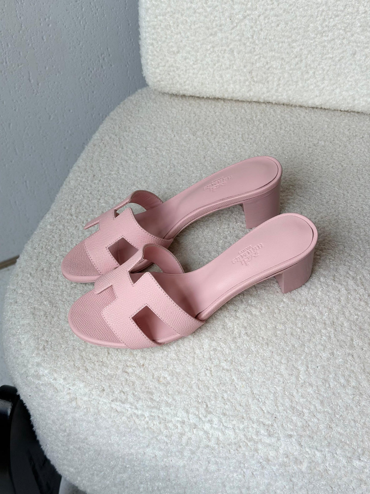 Hermès H-Strap Heels - Pink