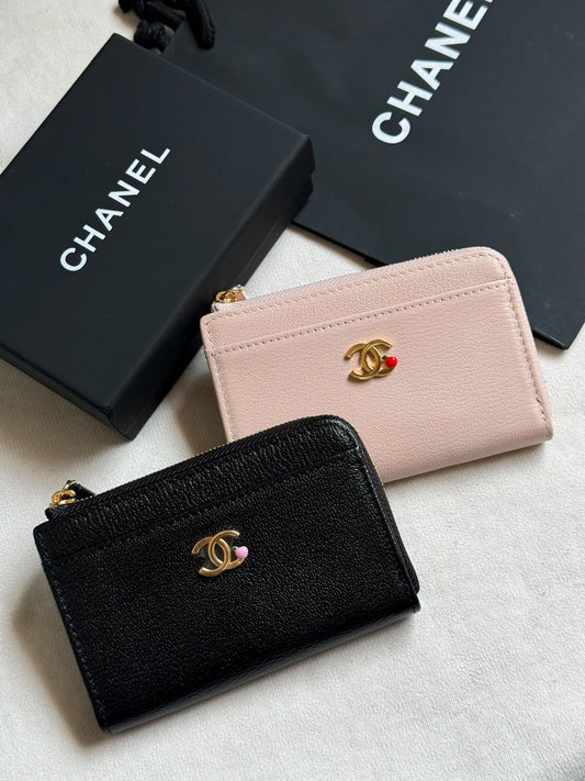 Chanel Wallet - Pink, Black