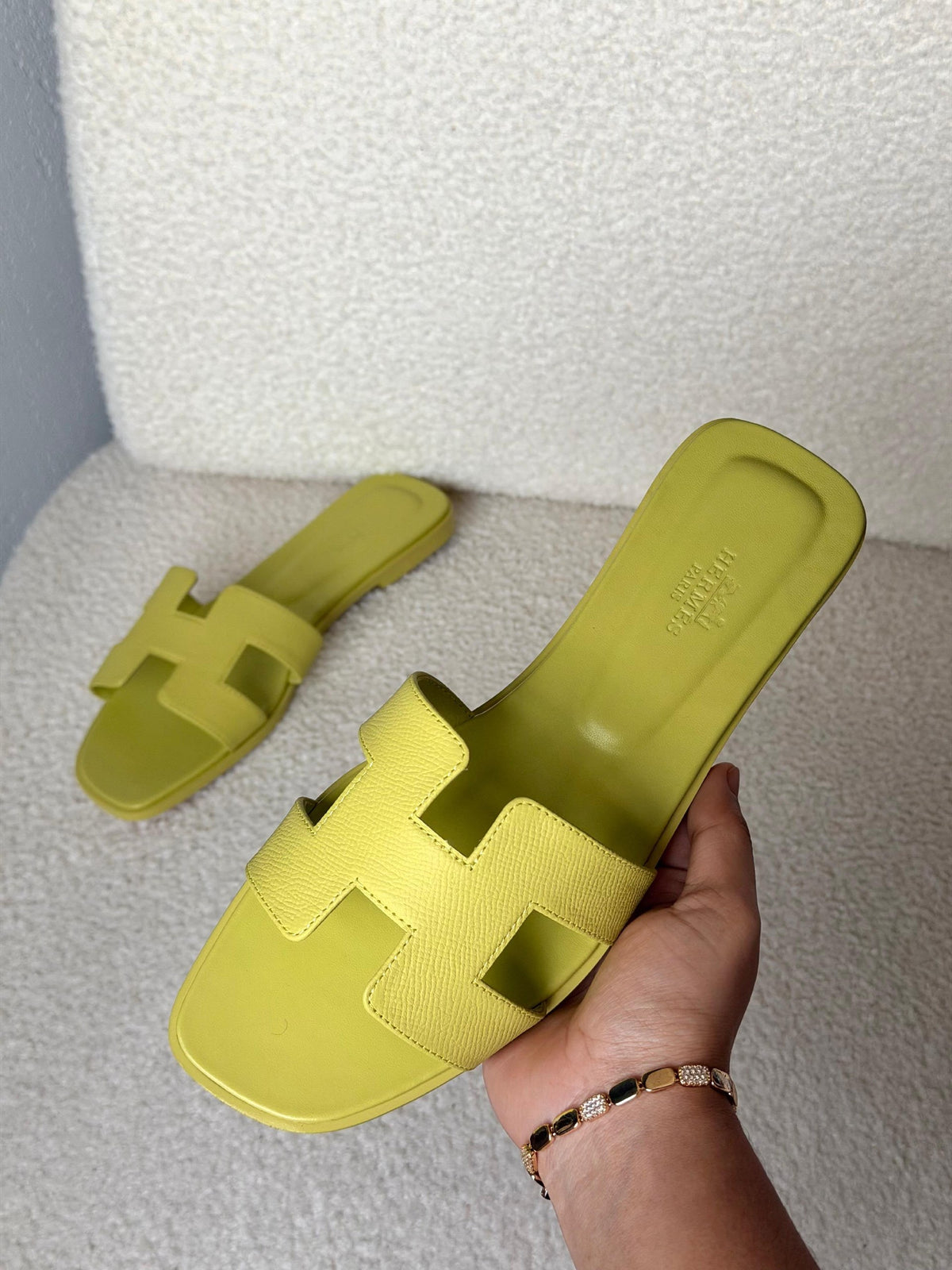 Hermès Slippers - Yellow