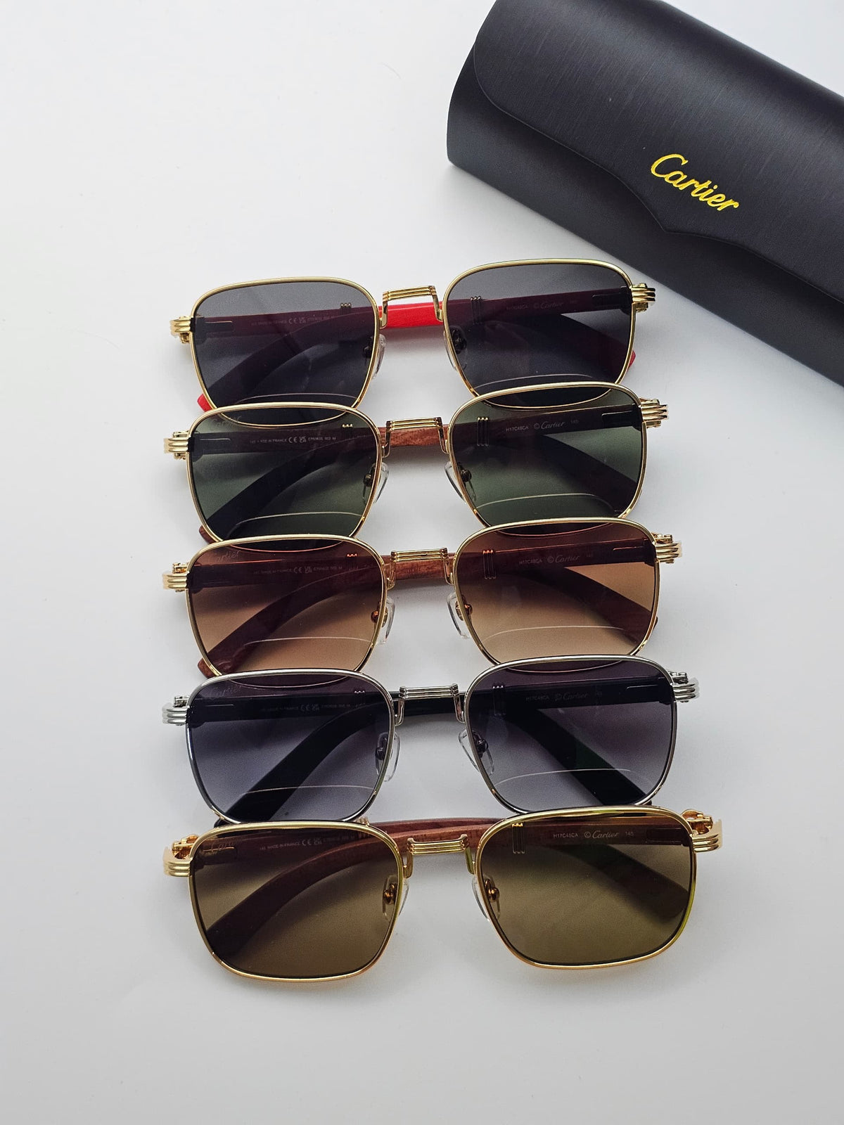 Cartier Sunglasses - Gold & Brown