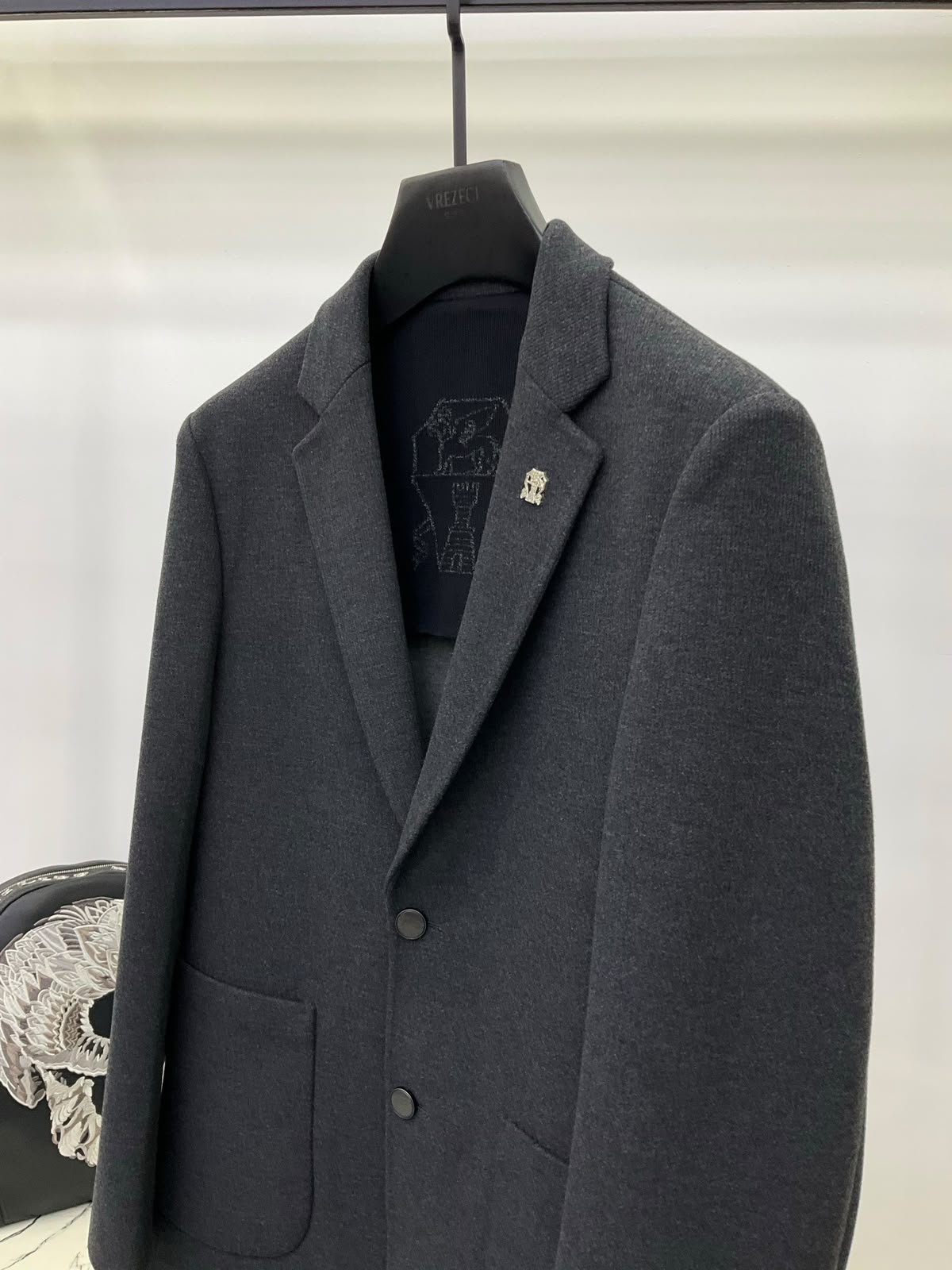 Brunello Cucinelli Blazer - Dark Grey, Brown, Black