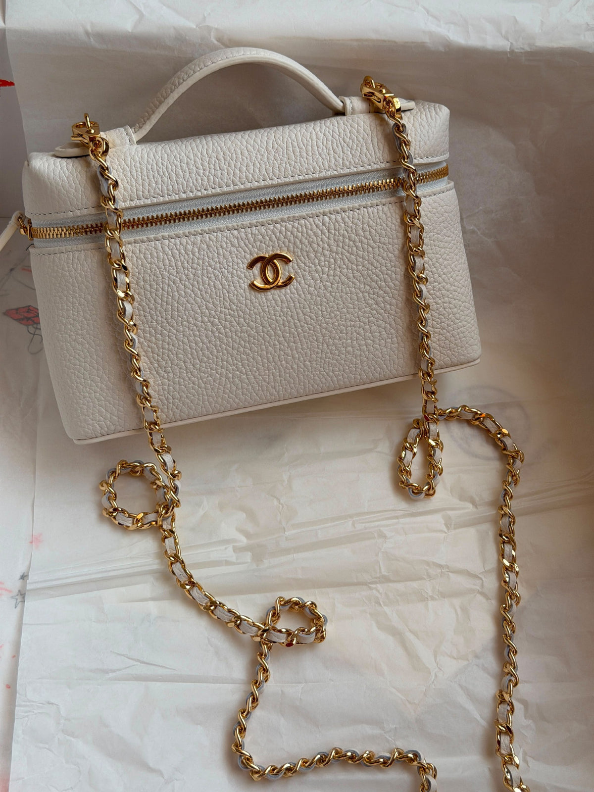Chanel Makeup Bag - White