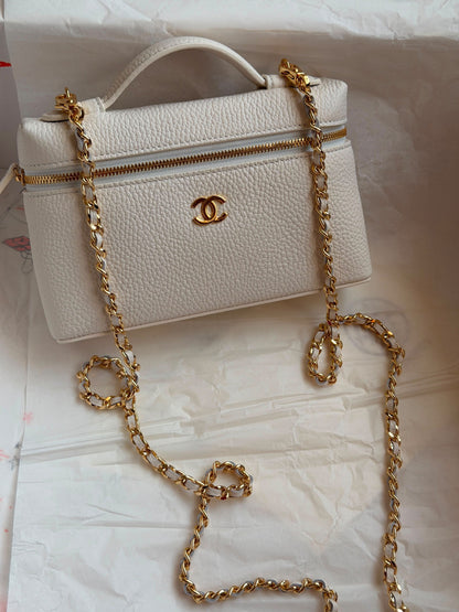 Chanel Makeup Bag - White