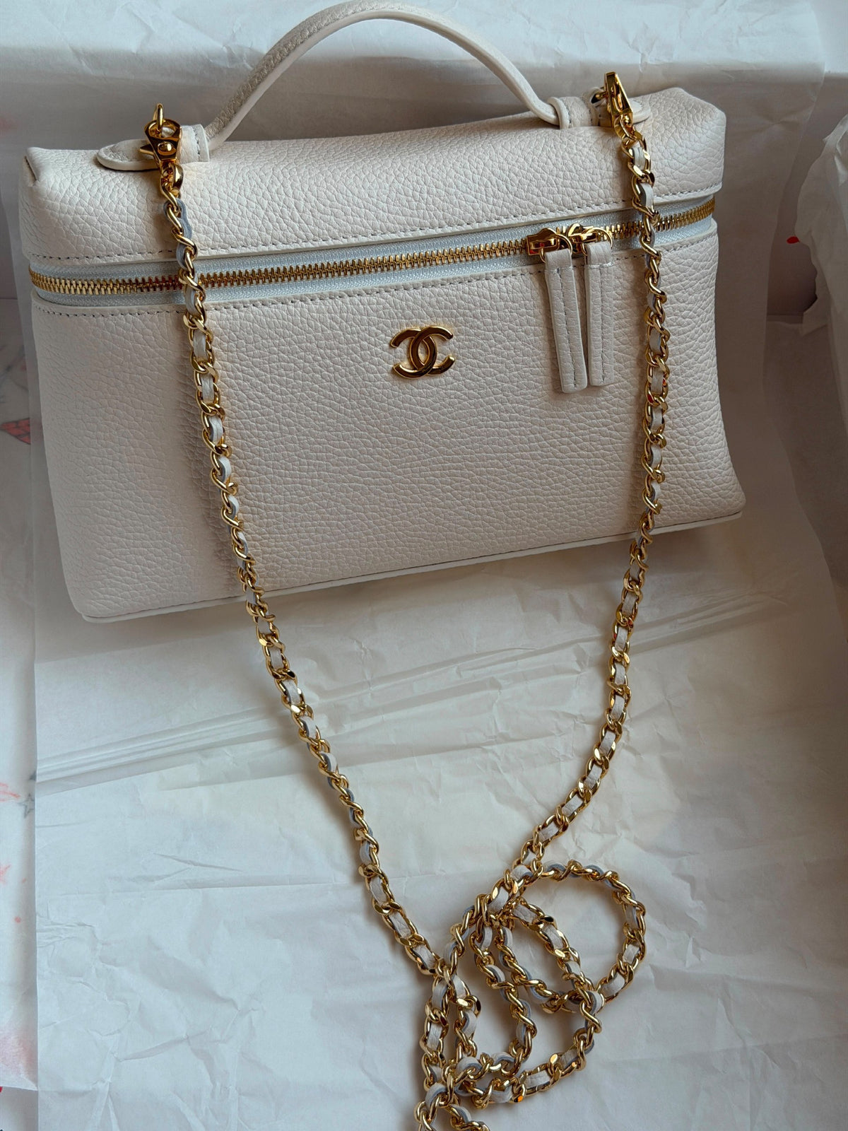 Chanel Makeup Bag - White