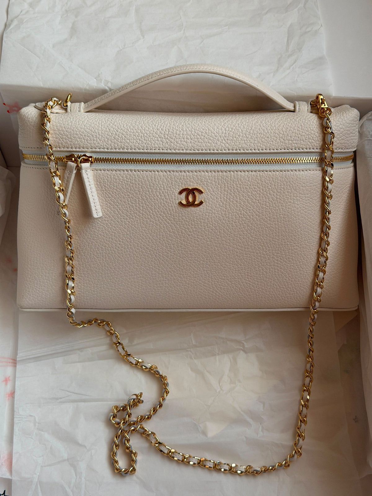 Chanel Makeup Bag - White