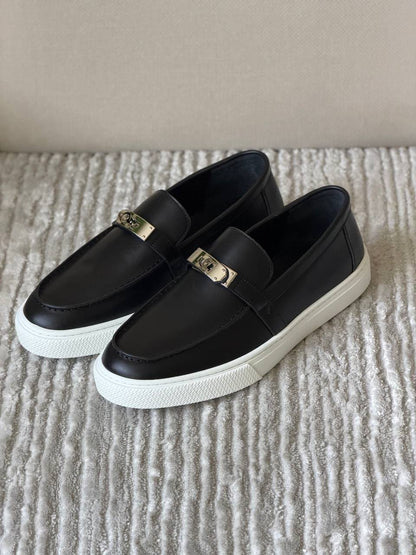 Hermès Loafers - Black