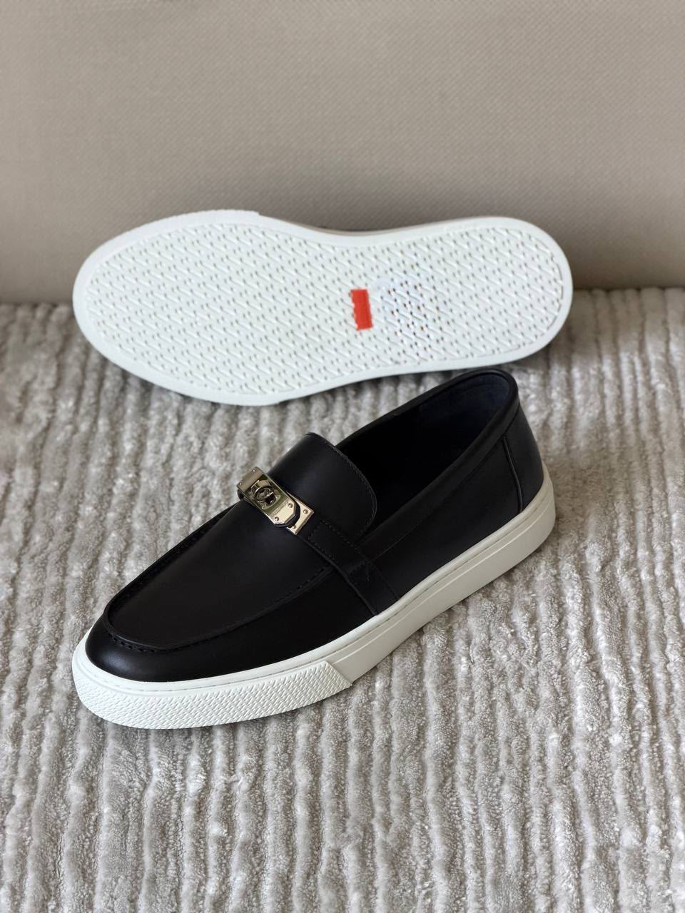 Hermès Loafers - Black