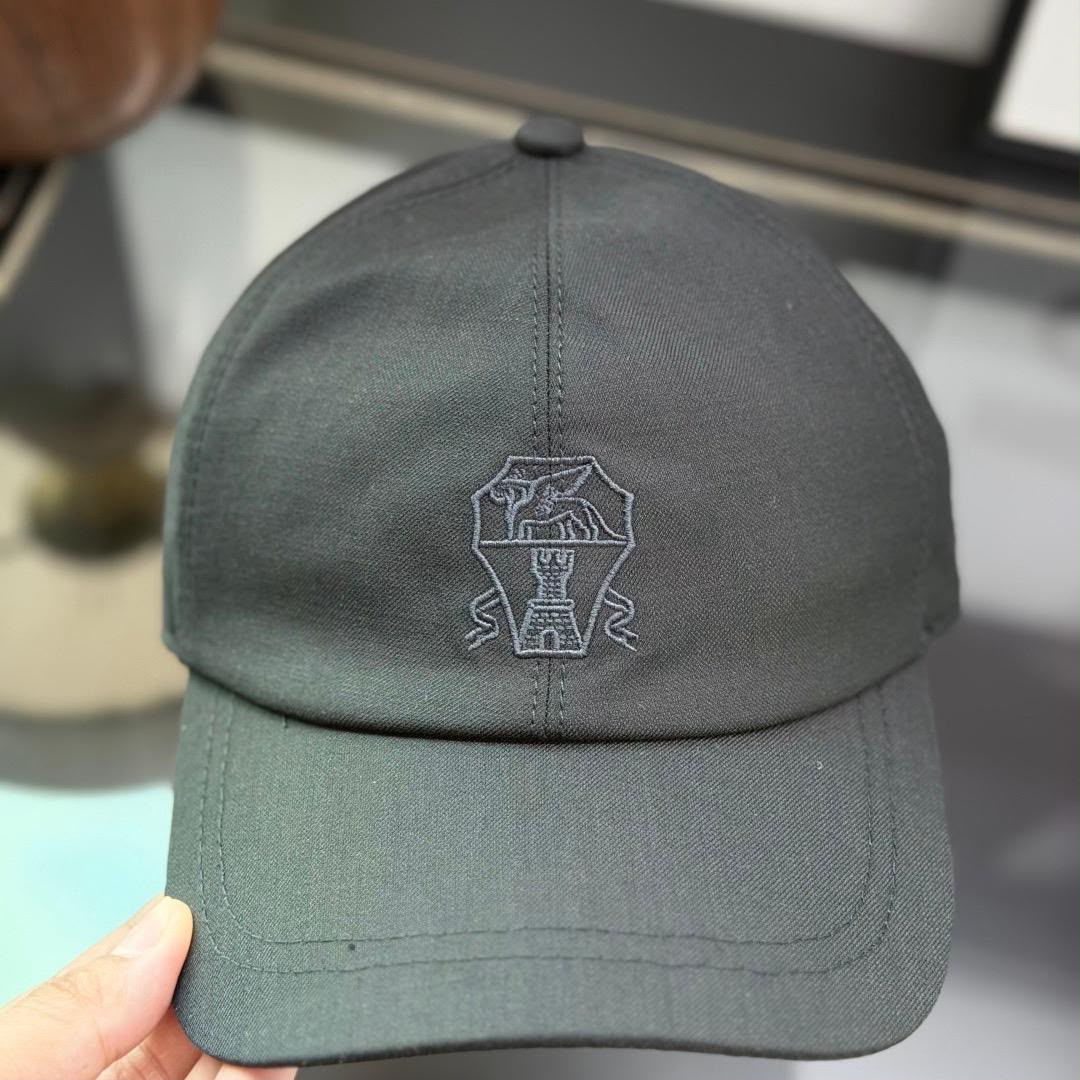 Brunello Cucinelli Cap - Dark Grey
