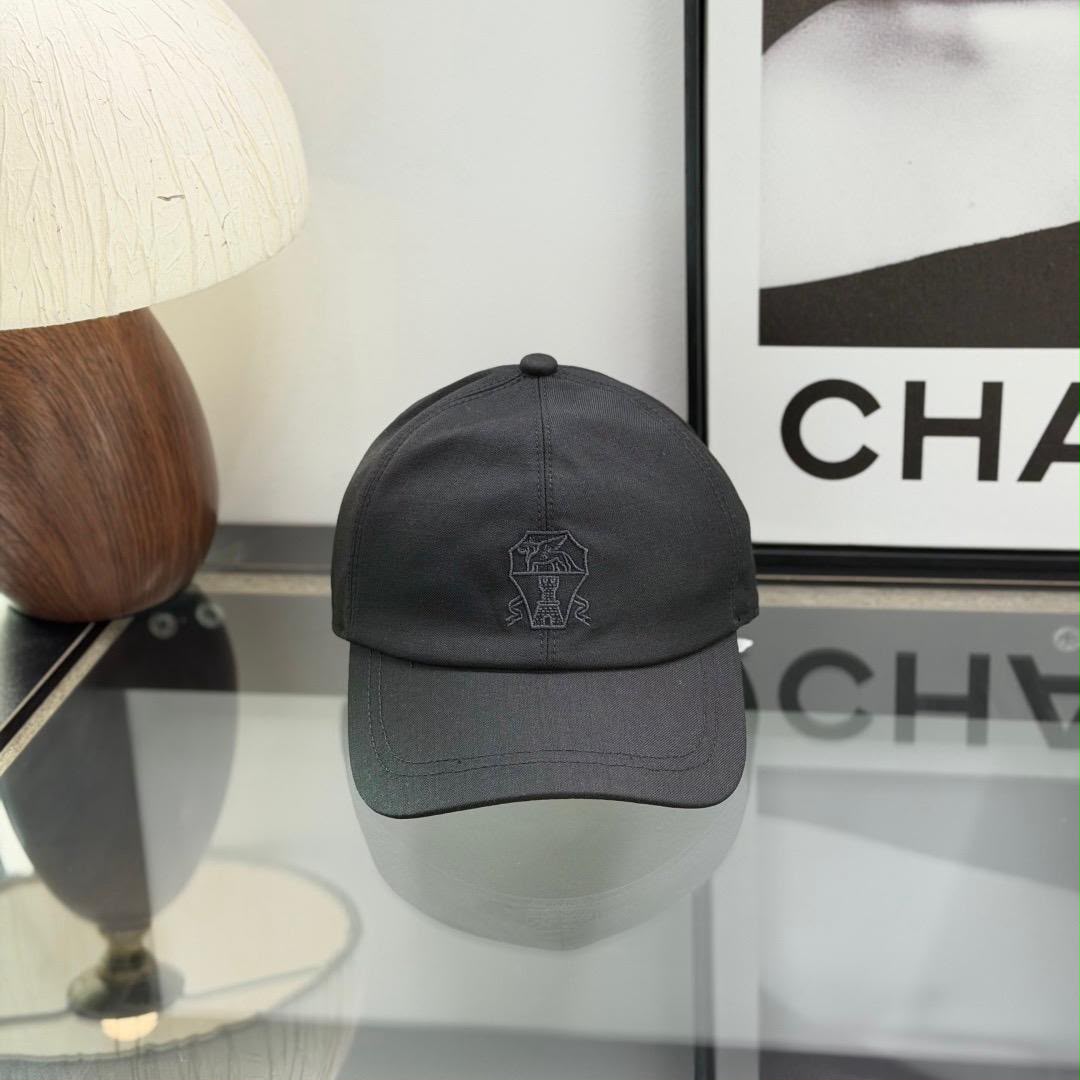 Brunello Cucinelli Cap - Dark Grey