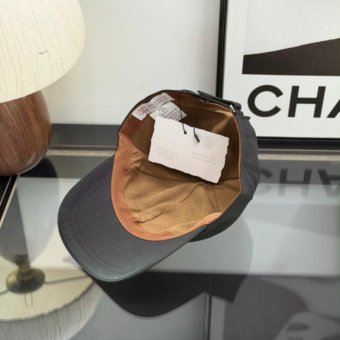 Brunello Cucinelli Cap - Dark Grey