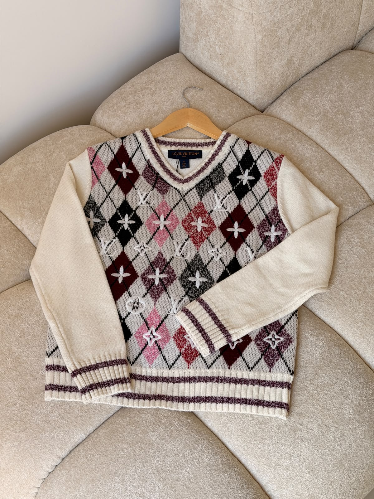 Louis Vuitton Sweater - White Monogram