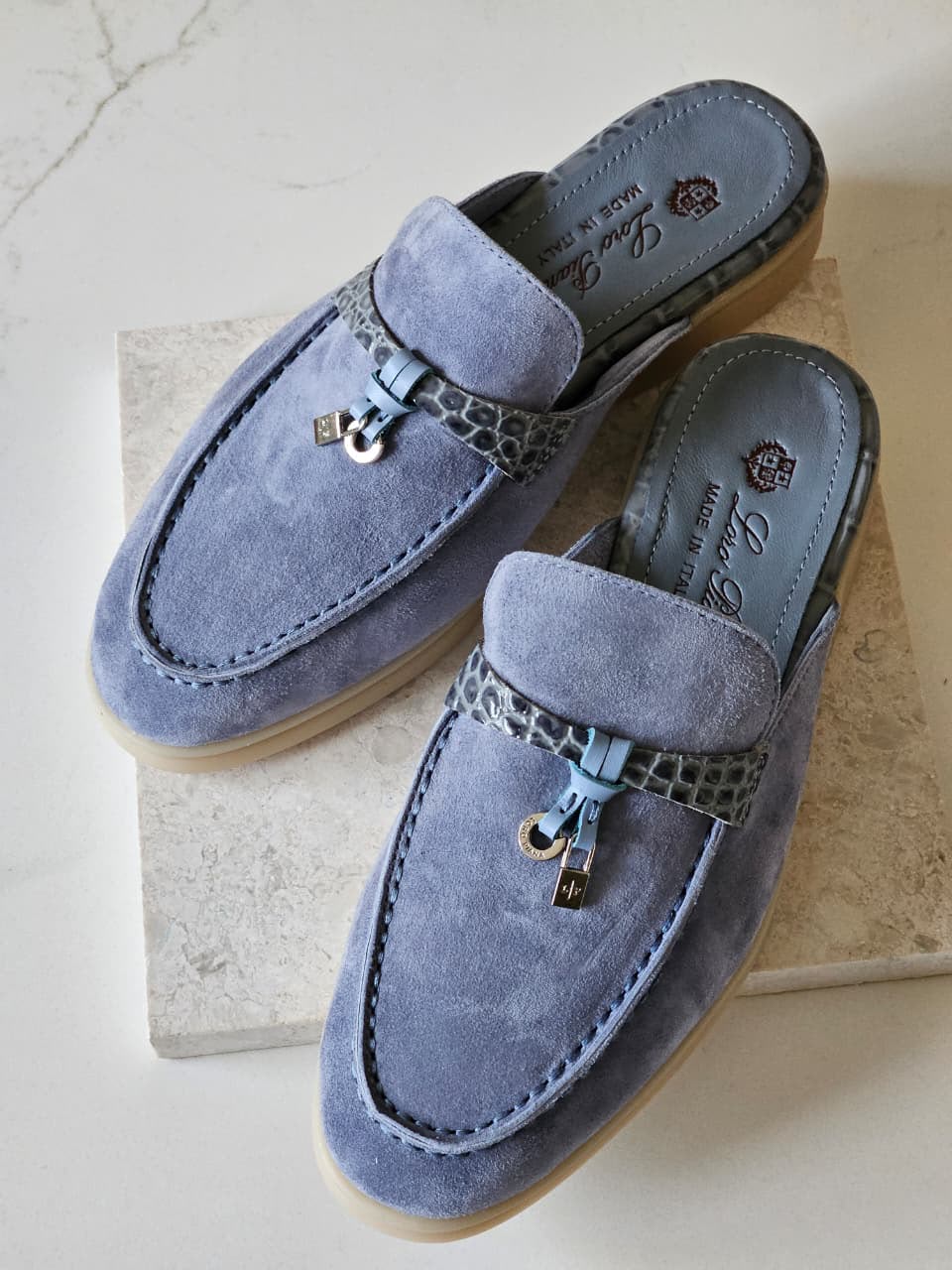 Loro Piana Mule - Grey