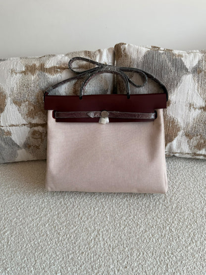 Hermès Herbag Handbag - Pink