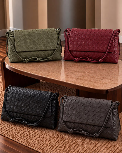 Bottega Veneta Knot Strap Shoulder Bag - Green, Burgundy, Black, Dark Grey